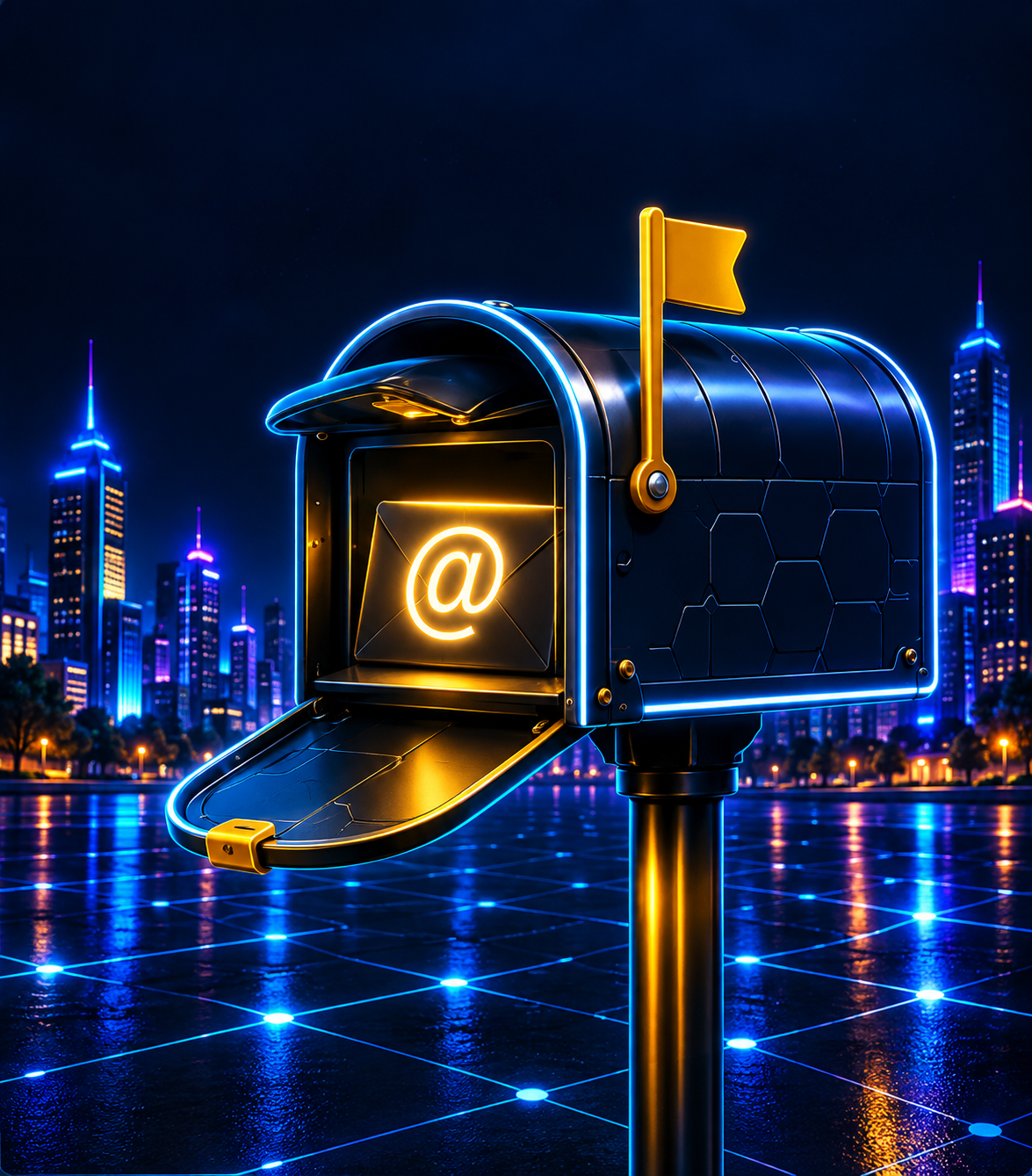 Digitaler Briefkasten als Darstellung für BeeMail